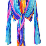 Tribal – Waterfall Cropped Shirt