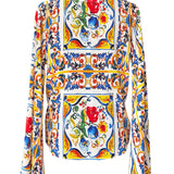 Siciliana – Fiori di Sicilia Cropped Shirt