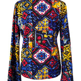 Siciliana – Valentina Cropped Shirt