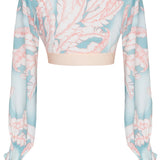 Jungle - Lazur Willow Crop Top (Peach)
