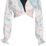 Jungle - Lazur Willow Crop Top (Peach)