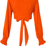 Monochrome - Orange Crop Top