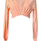 Monochrome - Apricot Crop Top