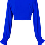 Monochrome - Cobalt Crop Top