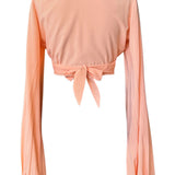 Monochrome - Apricot Cropped Blouse