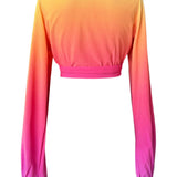 Ombré - Love Cropped Blouse