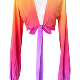 Ombré - Love Cropped Blouse