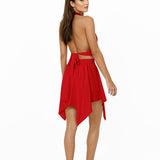 Monochrome - Red Capri Skort