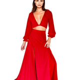 Monochrome - Red Crop Top (Red)