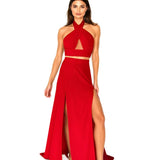 Monochrome - Red Vera Top