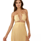 Monochrome - Beige Rio Dress
