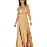 Monochrome - Beige Rio Dress