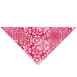 Siciliana – Sicilia Fuchsia Scarf (Off-White)