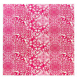 Siciliana – Sicilia Fuchsia Scarf (Off-White)