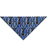 Siciliana – Barocco Azzurro Scarf (Black)
