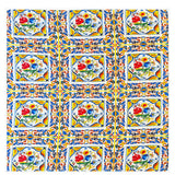 Siciliana – Fiori di Sicilia Scarf (Off-White)