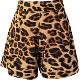 Safari - Brown Leopard Havana Shorts