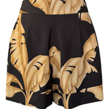 Jungle – Gold Palm Havana Shorts