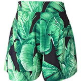 Jungle - Black Palm Havana Shorts