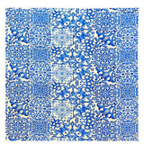 Siciliana – Blu Sicilia Scarf (Off-White)