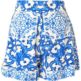 Siciliana - Blu Sicilia Havana Shorts