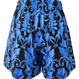 Siciliana - Barocco Azzurro Havana Shorts