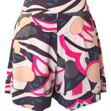 Riviera Vibrante - Rosa Noir Havana Shorts