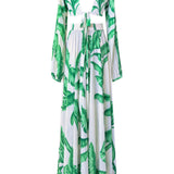 Jungle - White Palm Isla Dress