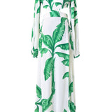 Jungle - White Palm Isla Dress