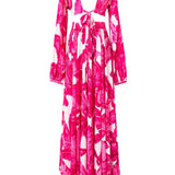 Jungle - Pink Palm Isla Dress