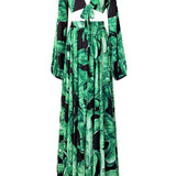 Jungle - Black Palm Isla Dress