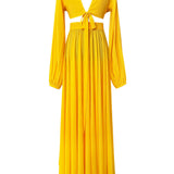 Monochrome - Yellow Isla Dress