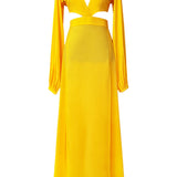 Monochrome - Yellow Isla Dress