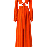 Monochrome - Orange Isla Dress