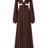 Monochrome - Chocolate Isla Dress