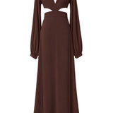 Monochrome - Chocolate Isla Dress