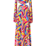 Riviera Vibrante - Capri Swirl Isla Dress