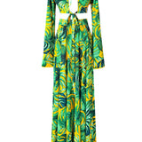 Jungle - Monstera Yellow Isla Muse Dress