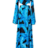 Jungle - Blue Palm Isla Muse Dress