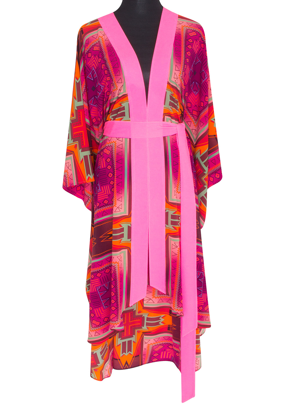 Tribal - Pink Kimono (Neon Pink)
