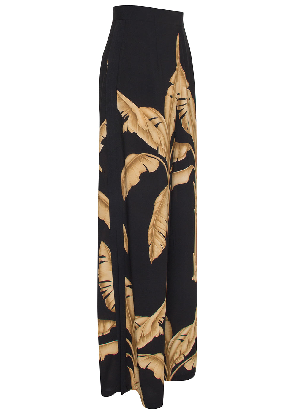 Jungle - Gold Palm Pants (Black)