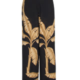 Jungle - Gold Palm Pants (Black)