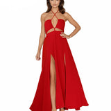 Monochrome - Red Rio Dress