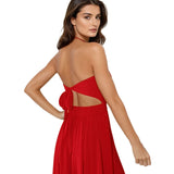 Monochrome - Red Rio Dress