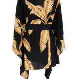 Jungle - Gold Palm Kimono (Black)