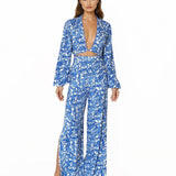 Siciliana - Livia Cropped Blouse (Off-White)