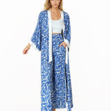 Siciliana - Livia Maxi Split Kaftan (Off-White)