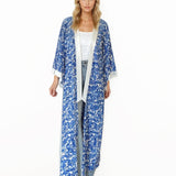 Siciliana - Livia Maxi Split Kaftan (Off-White)