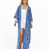 Siciliana - Livia Maxi Split Kaftan (Off-White)