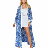 Siciliana - Livia Maxi Split Kaftan (Off-White)